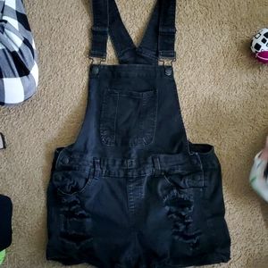overall shorts